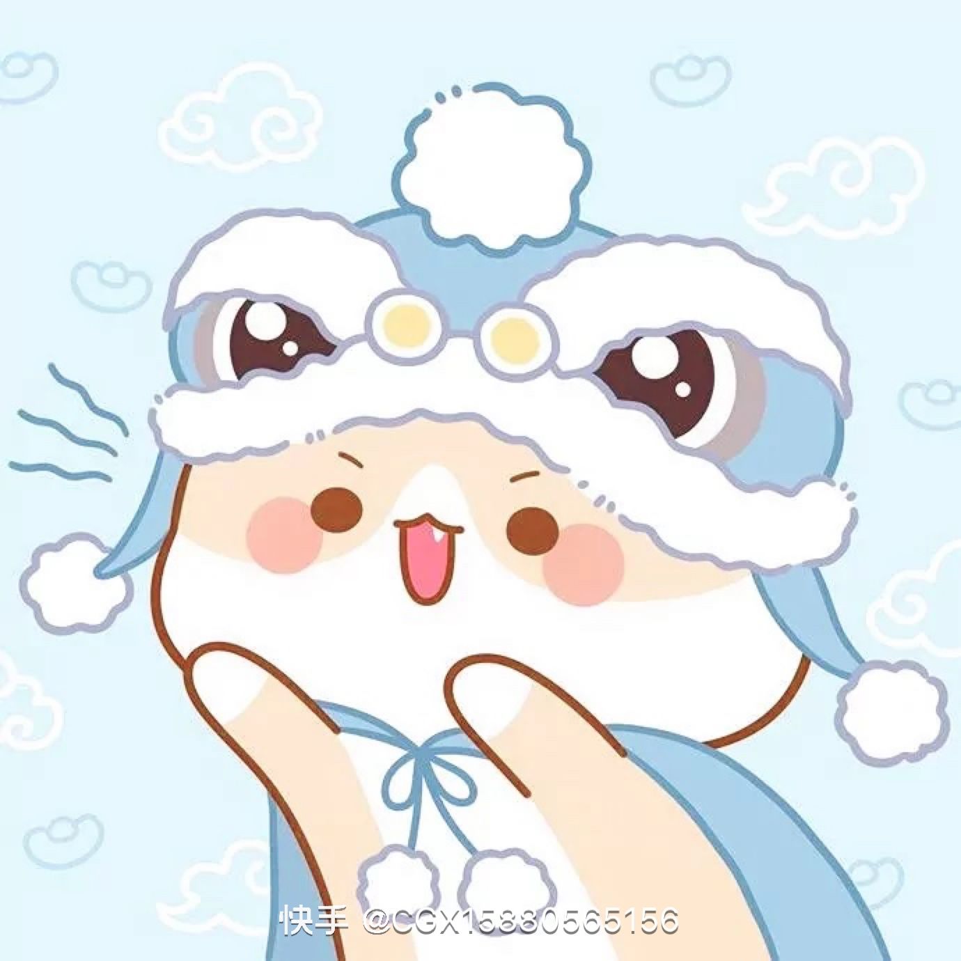 Mèo anime mắt to