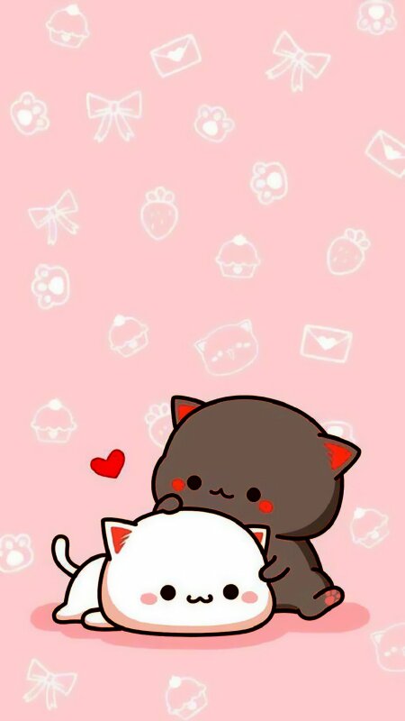 Hình nền mèo anime full cute
