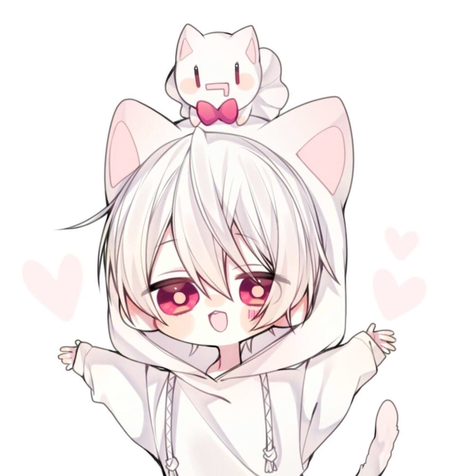 Ảnh mèo anime chibi boy