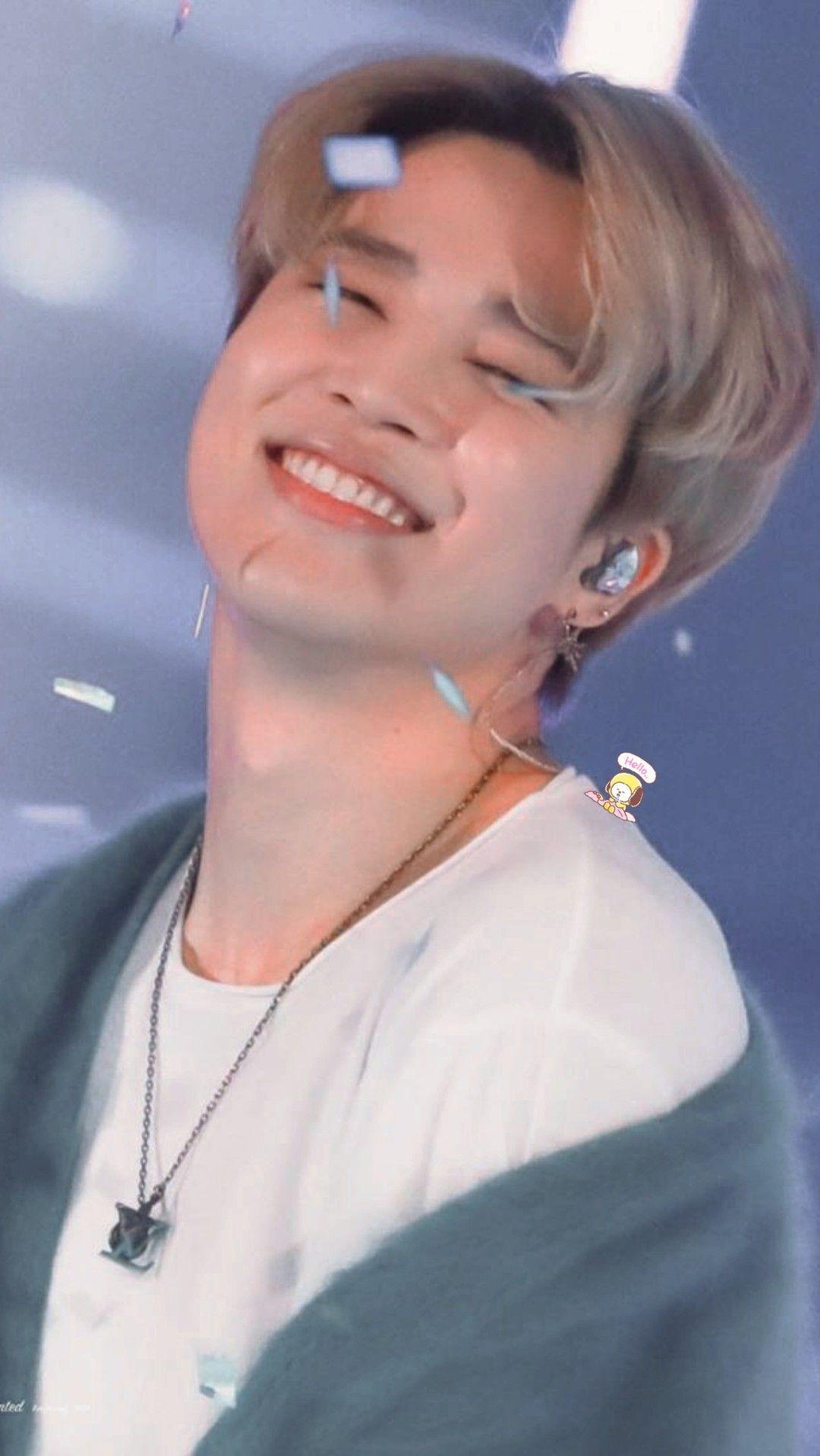 Hình ảnh Jimin BTS mỉm cười