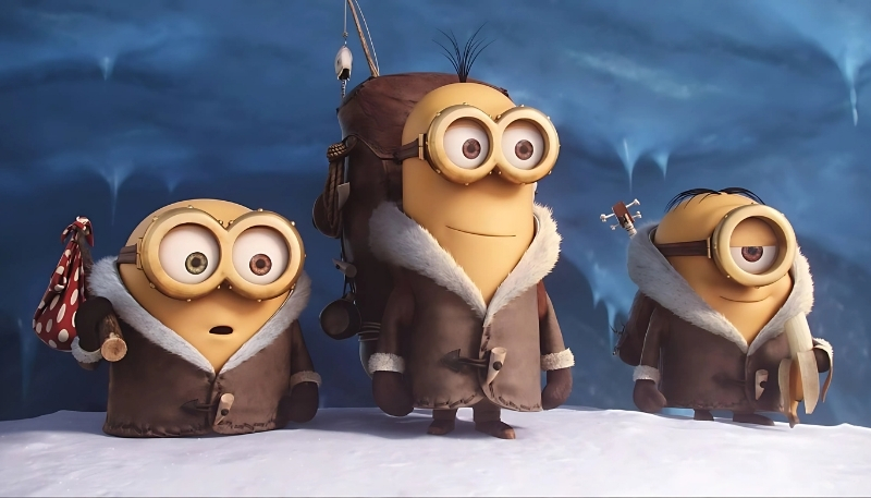 hinh minion ke trom mat trang 2010 cute