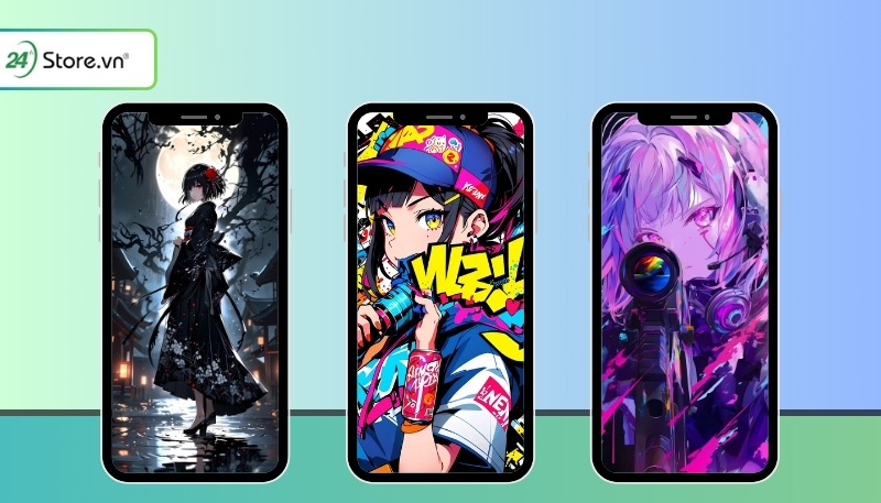ảnh nền anime nữ dành cho điện thoại