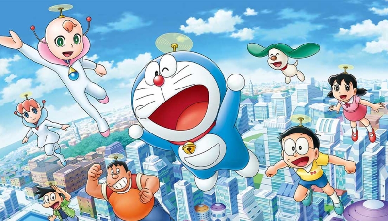 Hình nền máy tính Doremon cute