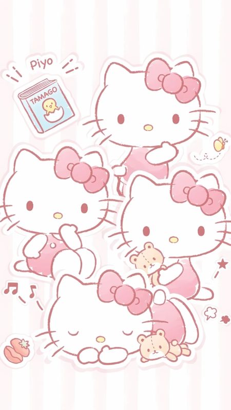Tải ngay 40+ hình nền Hello Kitty màu hồng siêu cute khiến bạn tan chảy