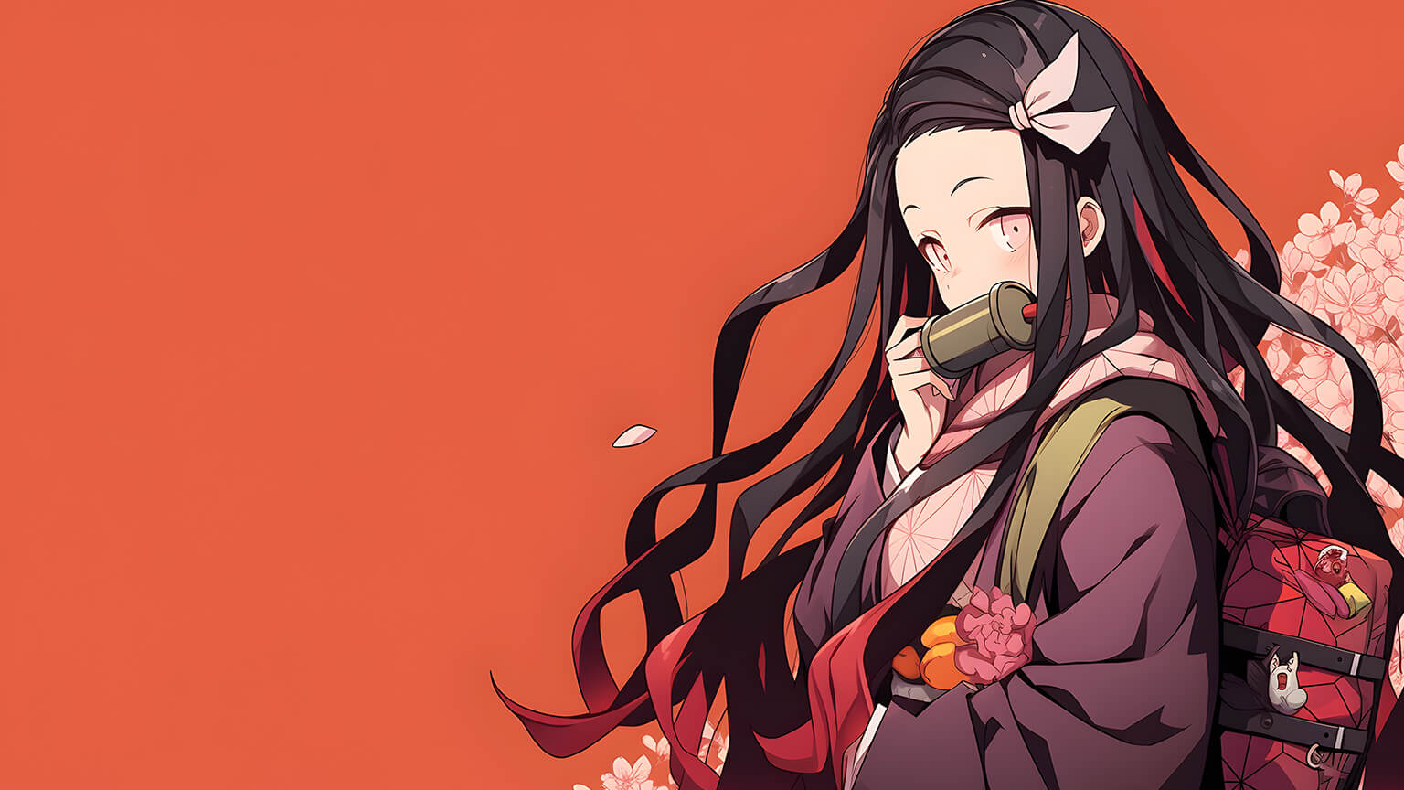 hình nền anime máy tính 4K ngầu nữ