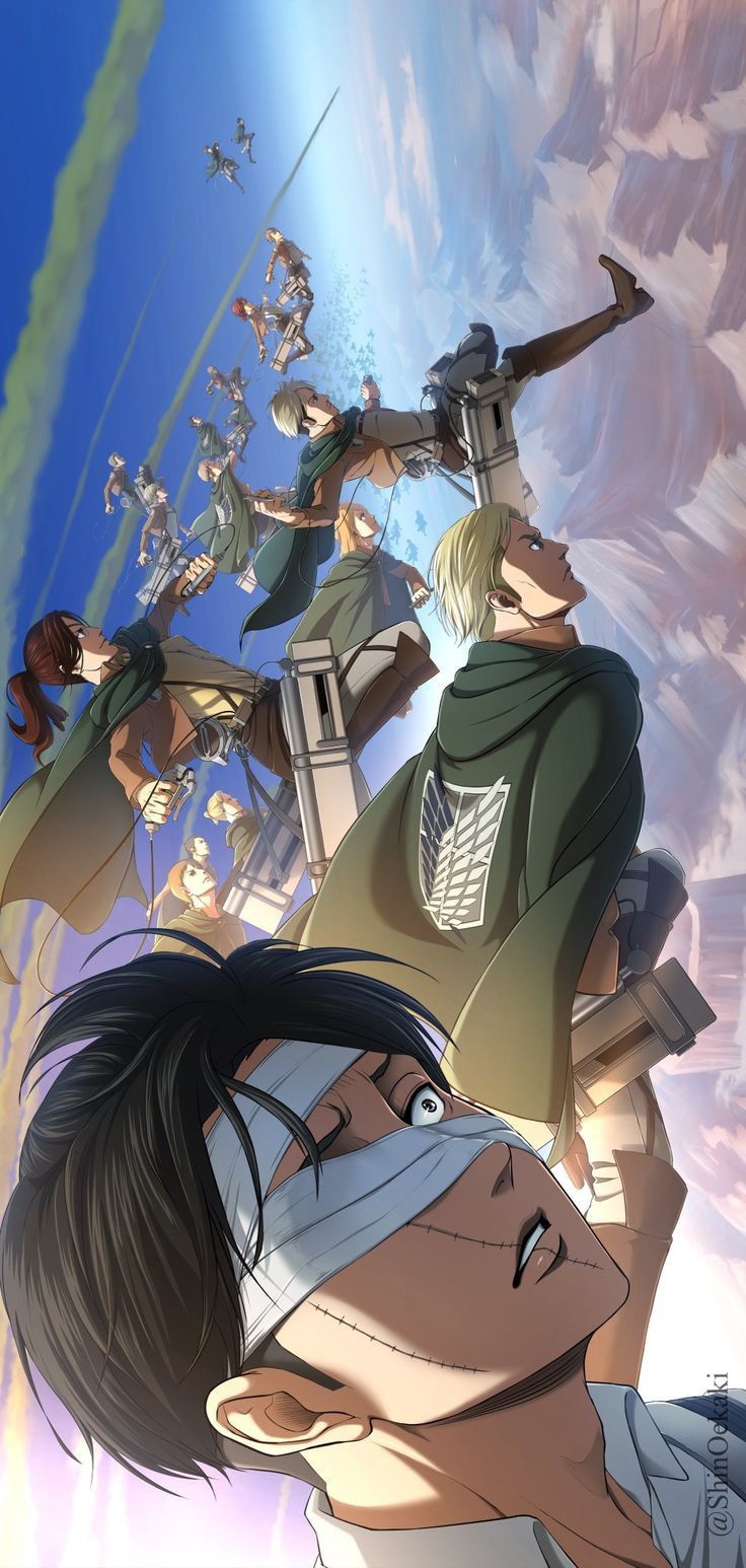 hình nền anime ngầu attack on titan