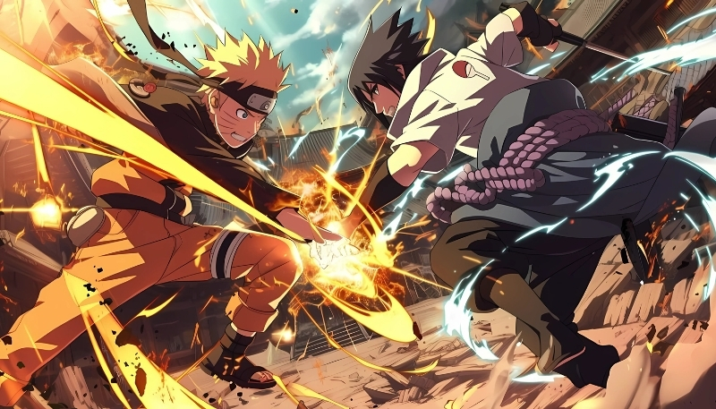 bộ sưu tập hình nền naruto 8k vs sasuke