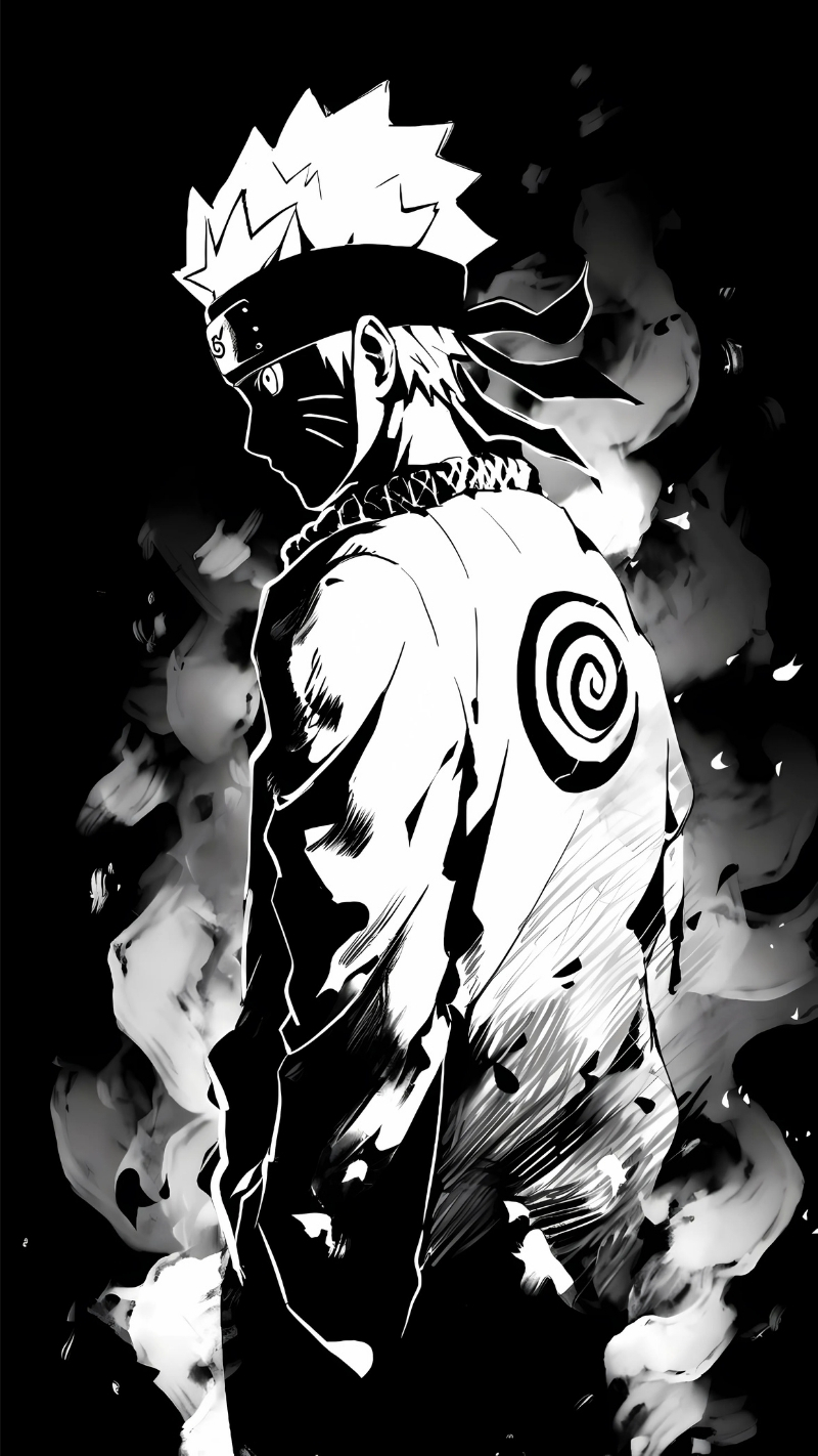 hình nền naruto trang đen cho pc
