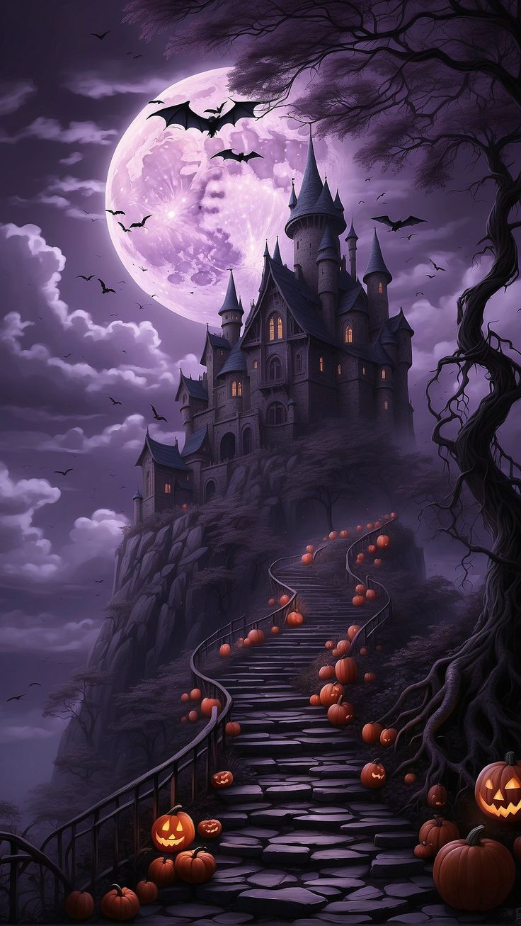 Hình nền PowerPoint Halloween máy tính