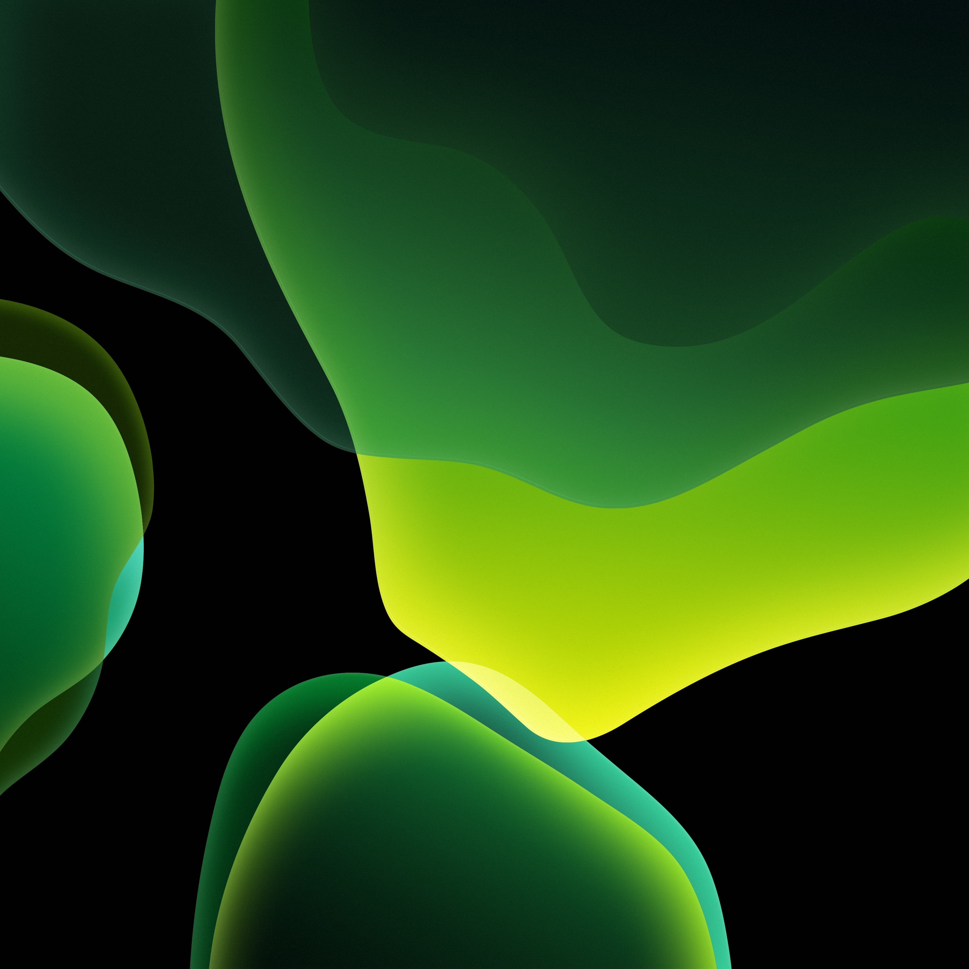 Dark mode green for iPhone or iPad