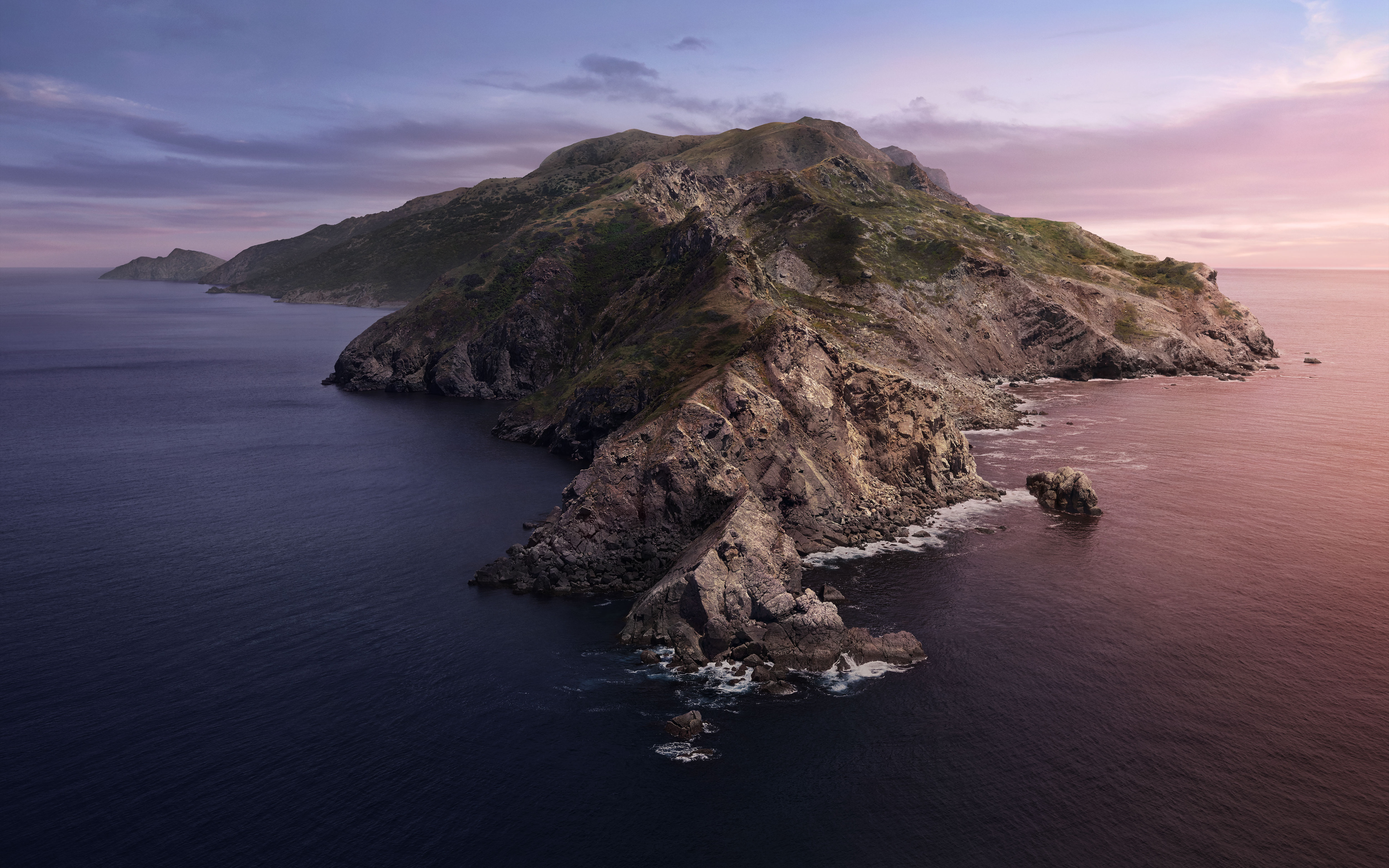 macOS Catalina wallpaper in light