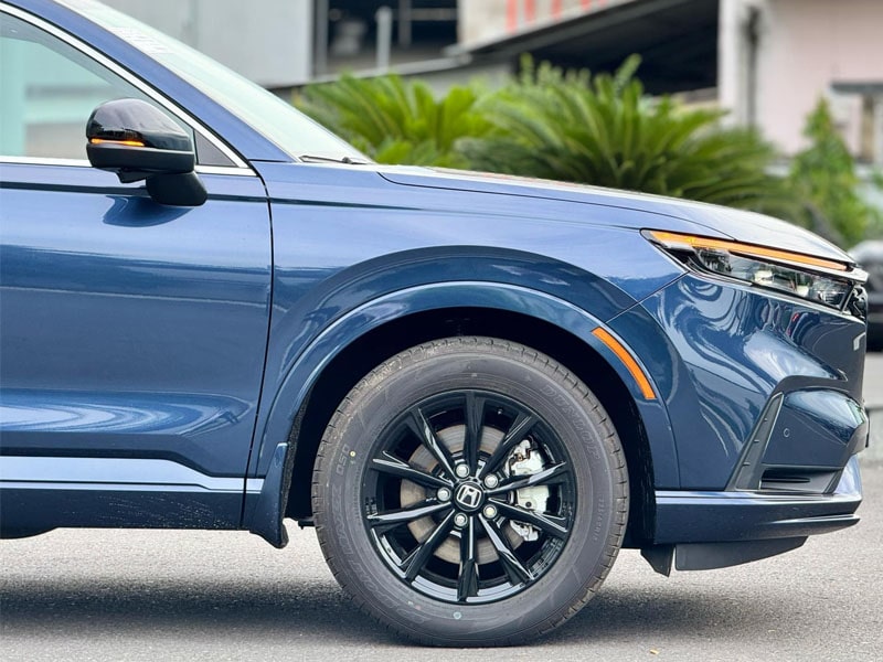 honda crv hybrid màu xanh