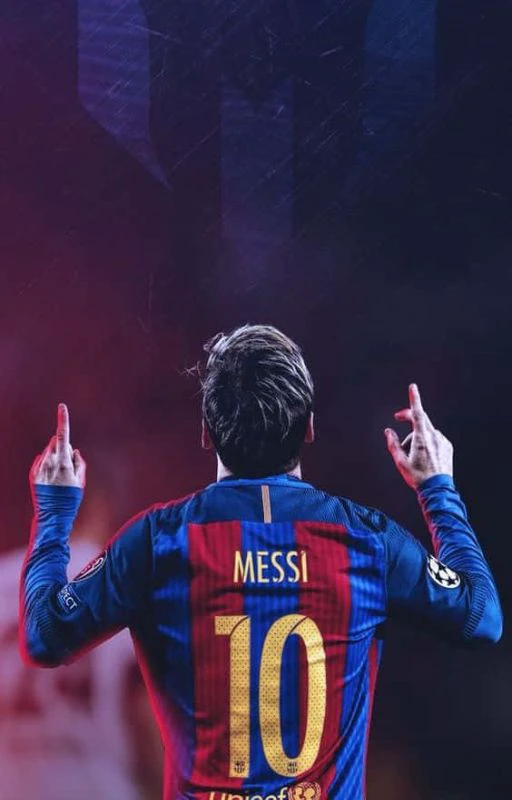 Hình nền Messi 4K trong màu áo câu lạc bộ Barcelona cực đẹp