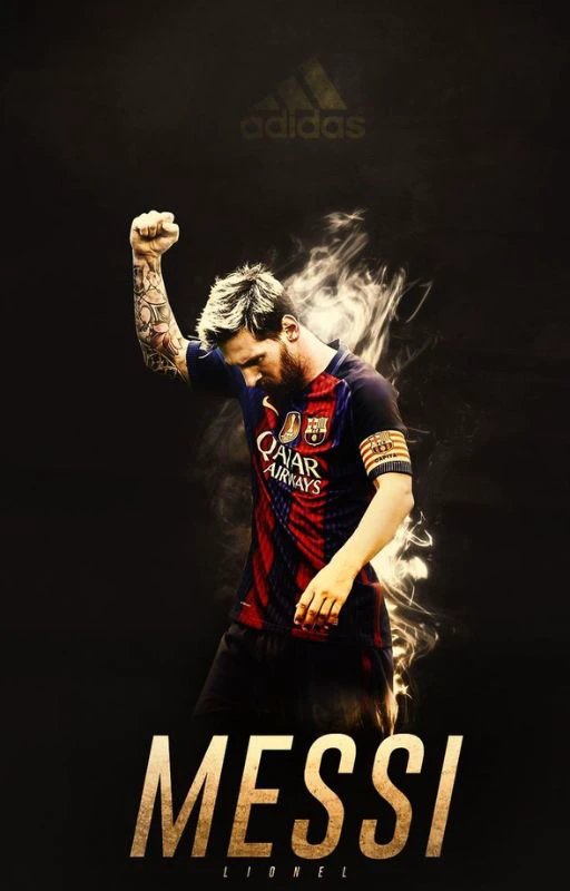 Hình nền Messi 4K trong màu áo câu lạc bộ Barcelona nét