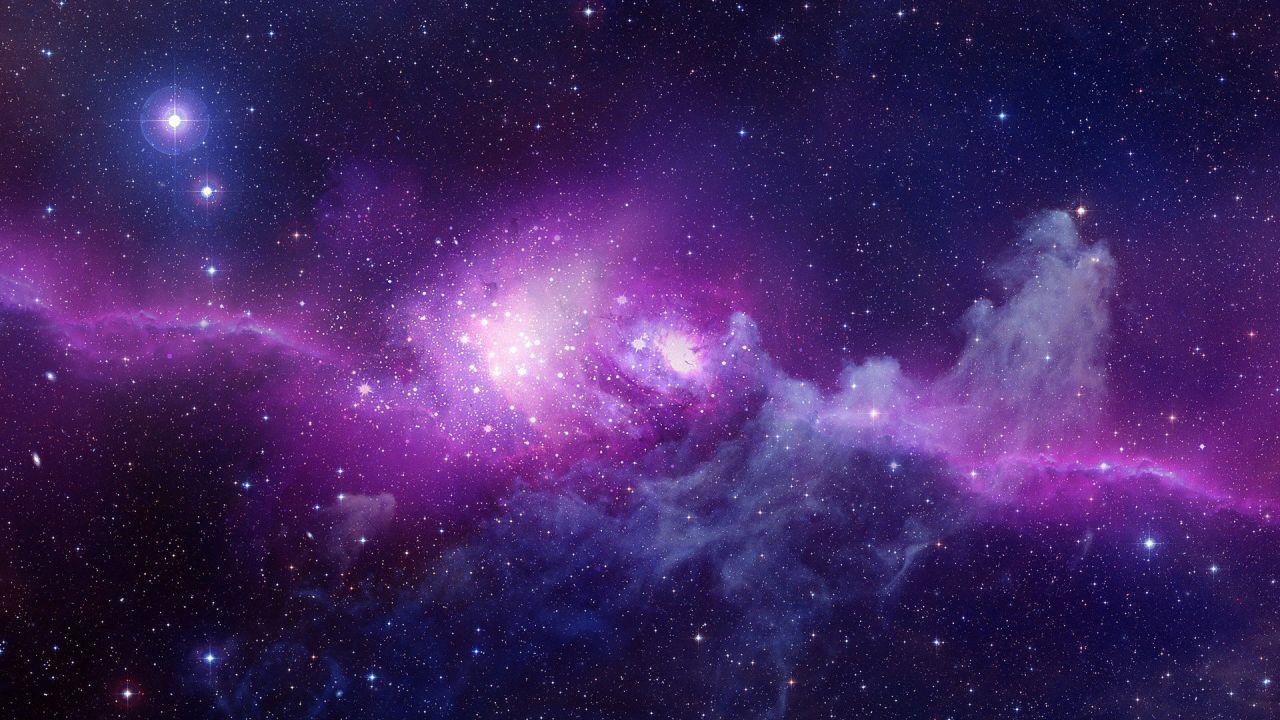 Hình nền galaxy cho PowerPoint