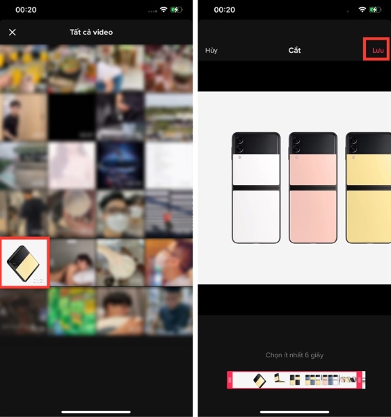 Tải video lên