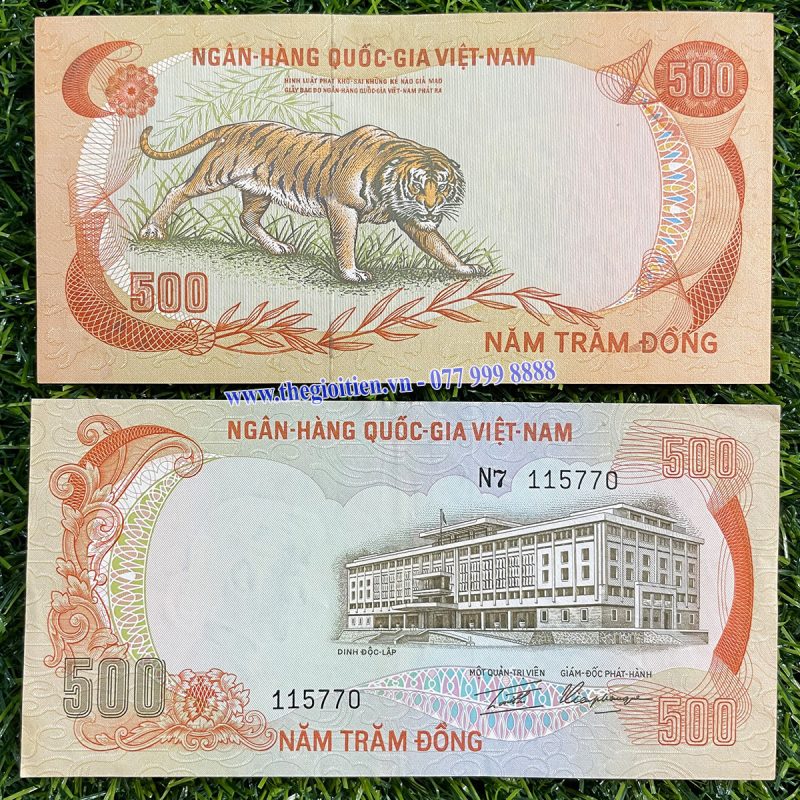 Tiền Hình Con Hổ Việt Nam 1972
