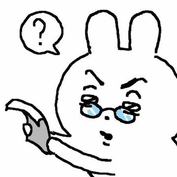 Meme không hiểu thỏ trắng đeo kính nhìn nghi hoặc