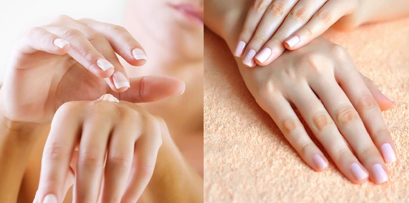 Sử dụng kem tẩy da chết cho tay trước khi sơn