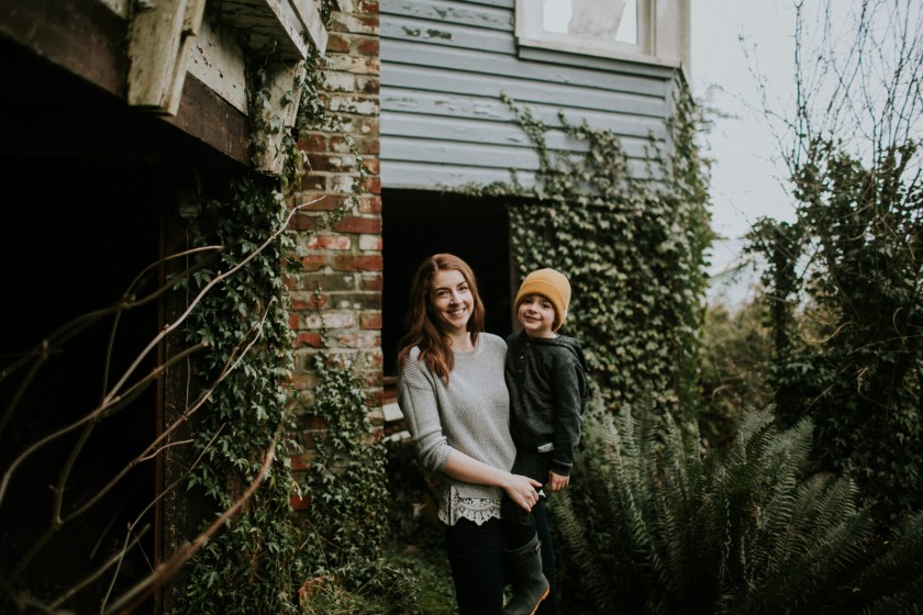 picture of mom holding young son by Cassandra McCasley of Twist and Shutter Photography