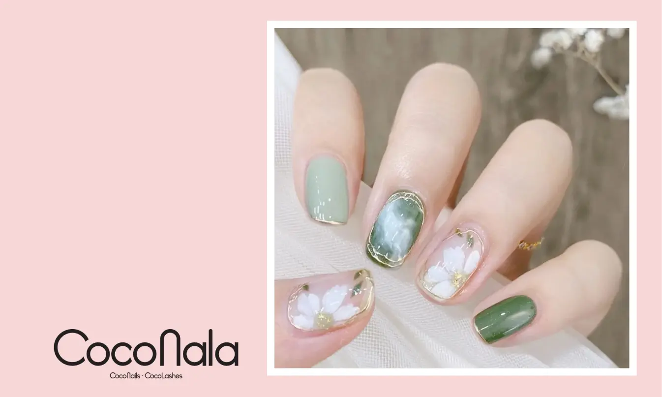 Mẫu nail vân đá cẩm thạch sở hữu sức hút khó cưỡng với vẻ đẹp độc đáo, mới lạ