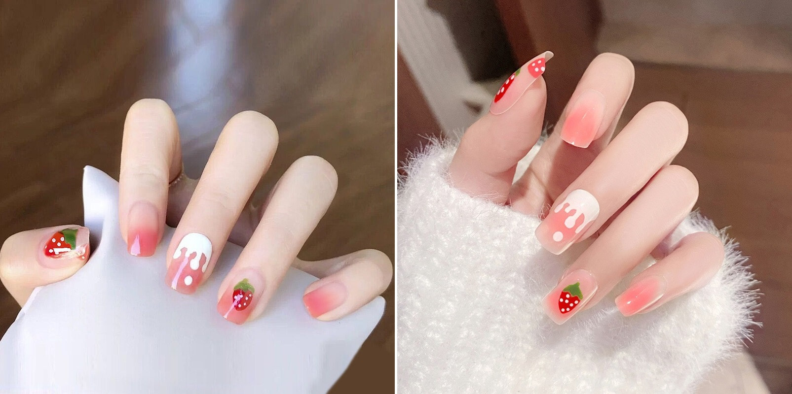 Mẫu móng tay dễ thương với họa tiết hoạt hình ngộ nghĩnh.