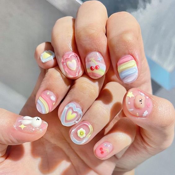 Nail mắt mèo thu hút ánh nhìn nhưng vẫn rất dễ thương, nhẹ nhàng