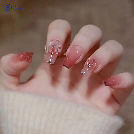Mẫu nail vẽ hình rồng lý tưởng cho tết