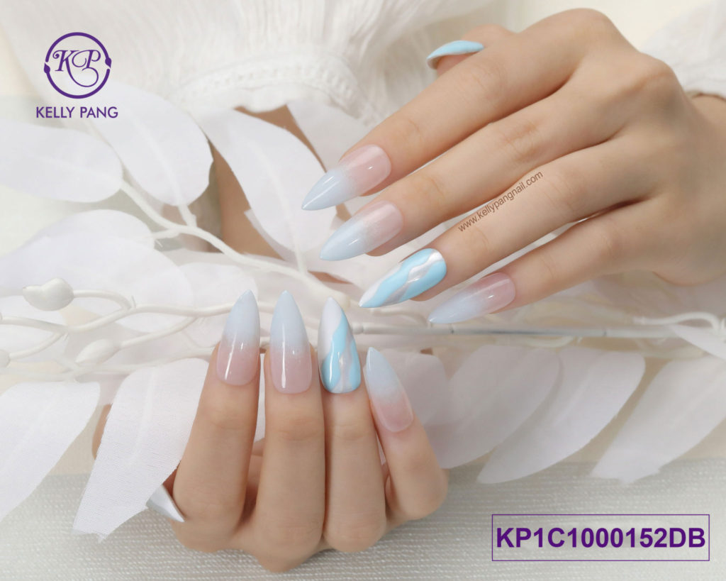 Mẫu nail vân thạch đẹp đơn giản