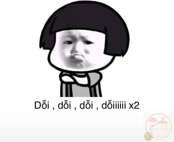 bĩu môi dỗi