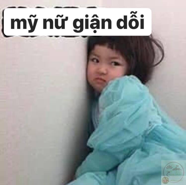 mỹ nữ giận dỗi