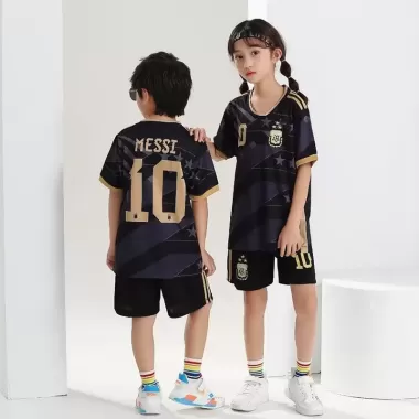 [THỜI TRANG TRẺ EM] Bộ quần áo đá banh Messi Ronaldo năng động cực ngầu cho bé trai chất thun lạnh mùa hè in 3D