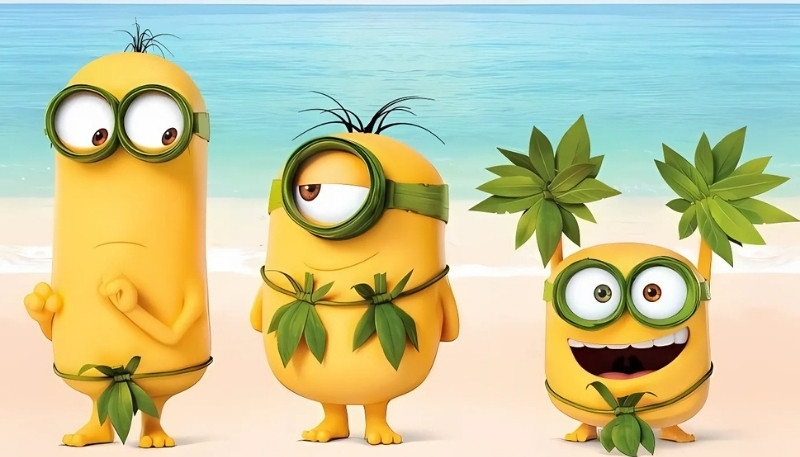 Nền Minions dễ thương, 4K năm 2015