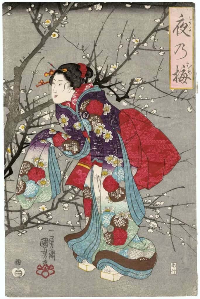 Hanami with ume in ancient times