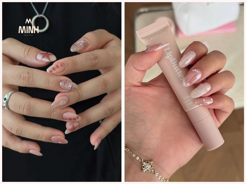 mẫu nail đẹp cho móng dài