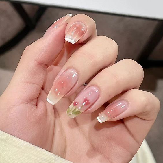 Gợi ý bộ nail đẹp nhẹ nhàng dành cho team da ngăm