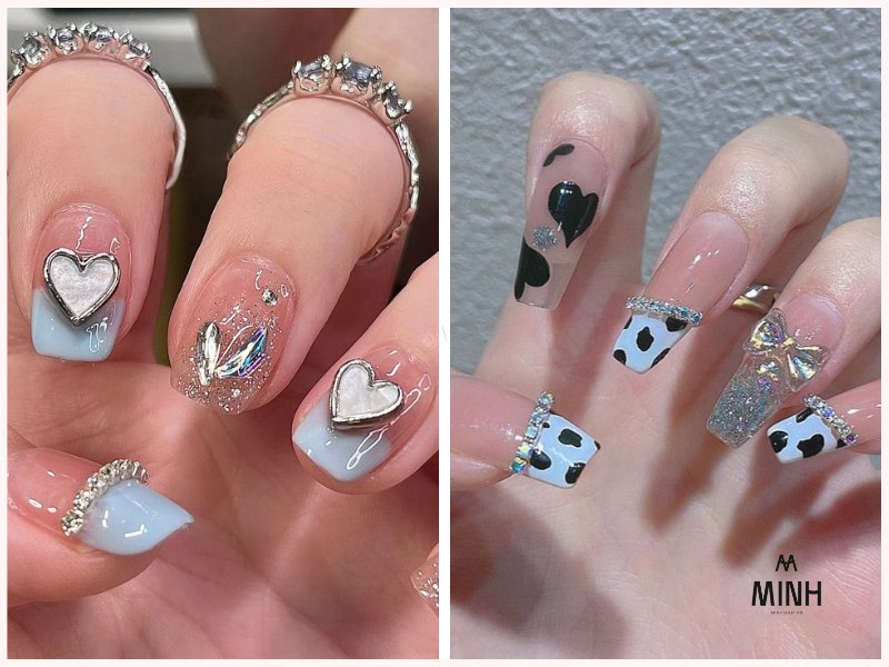 Đón đầu xu hướng với 50+ mẫu nail màu xanh dương đẹp nhất 2026