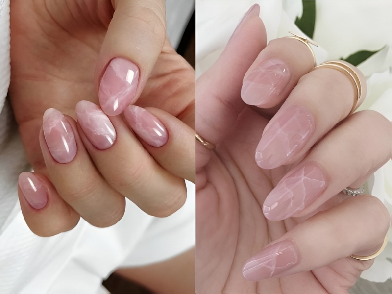 Top 20+ mẫu nail sơn thạch đơn giản, trong trẻo và nhẹ nhàng