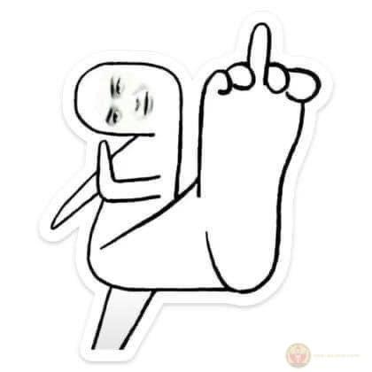 Ngón tay thân thiện meme mang lại sự hài hước gần gũi cho cộng đồng mạng