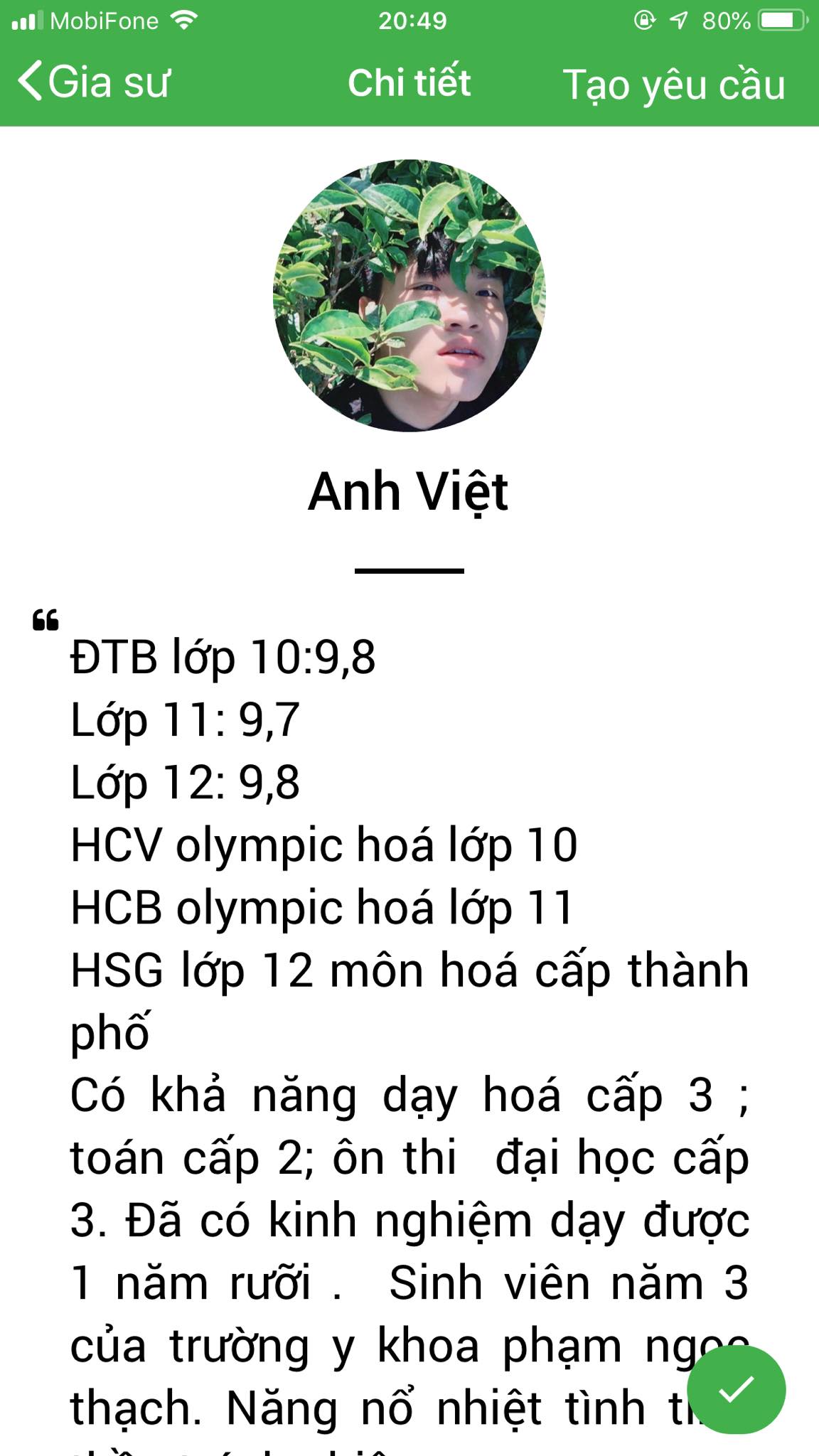 App Daykemtainha.vn Hóa lớp 8