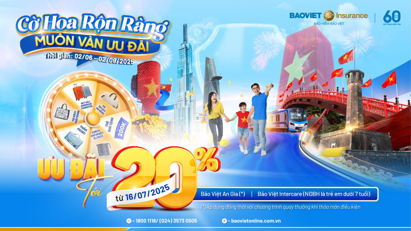 CỜ HOA RỘN RÀNG – MUÔN VÀN ƯU ĐÃI