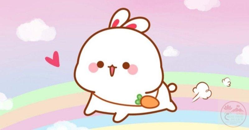 Thỏ anime tươi sáng