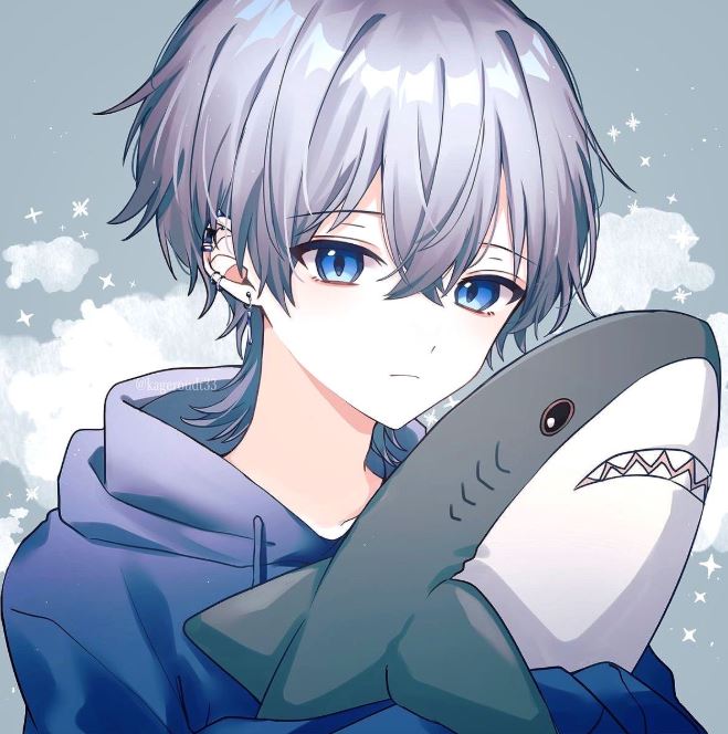 cá mập anime nam
