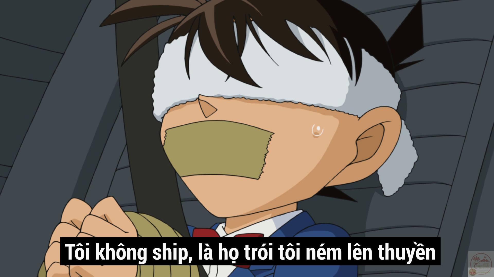 Conan meme chế dễ thương khiến người xem thích thú