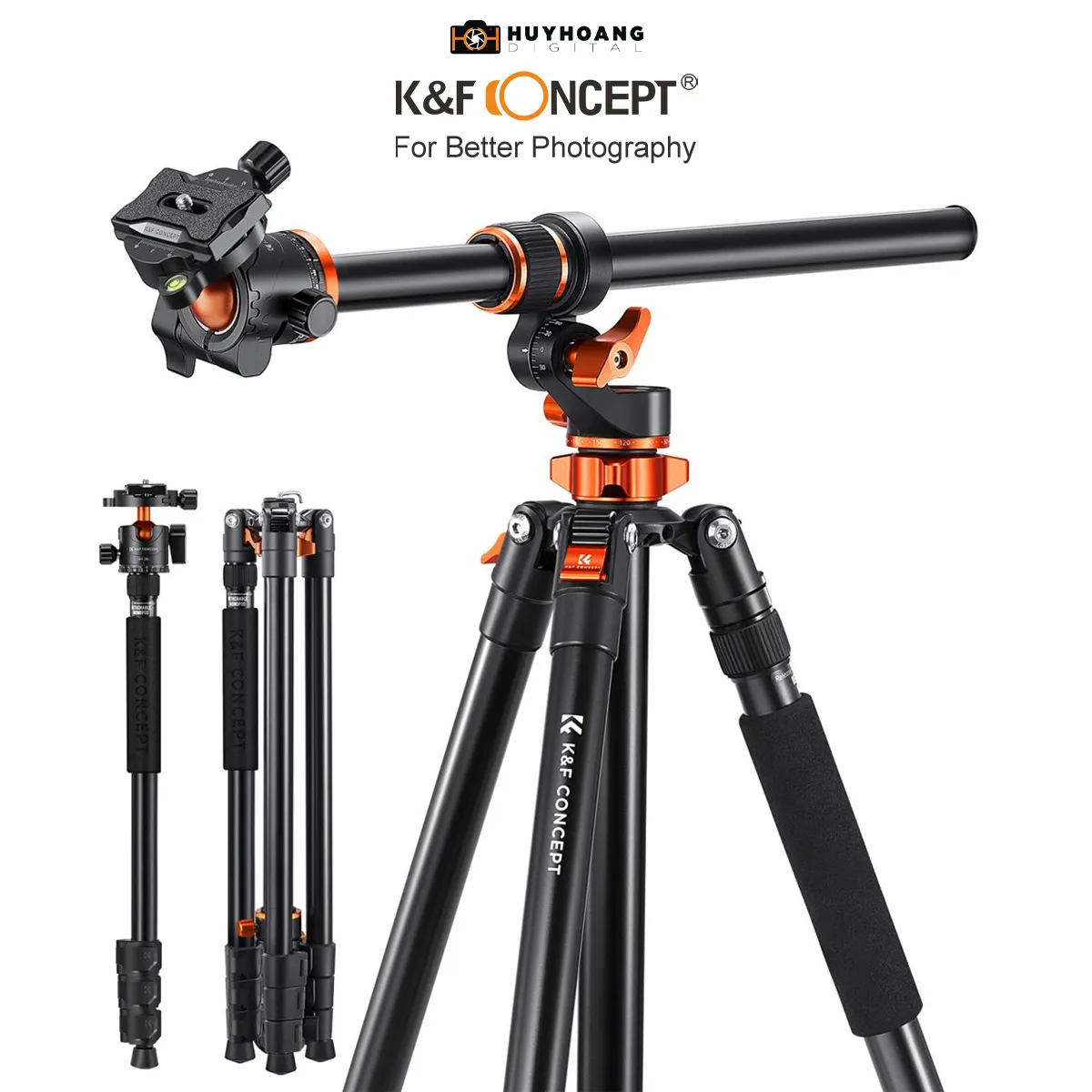Chân máy ảnh K&F đa năng