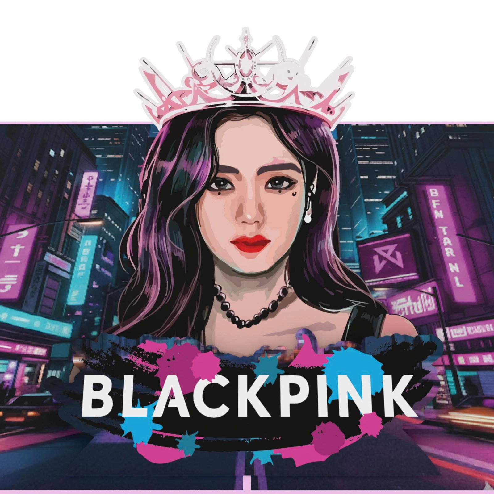 Queen Jisoo 3D Pop Up Card