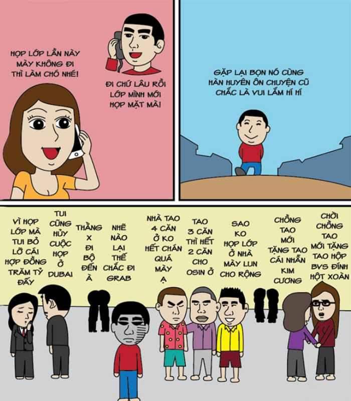 100+ Ảnh họp lớp hài hước, vui vẻ kỷ niệm sau nhiều năm ra trường