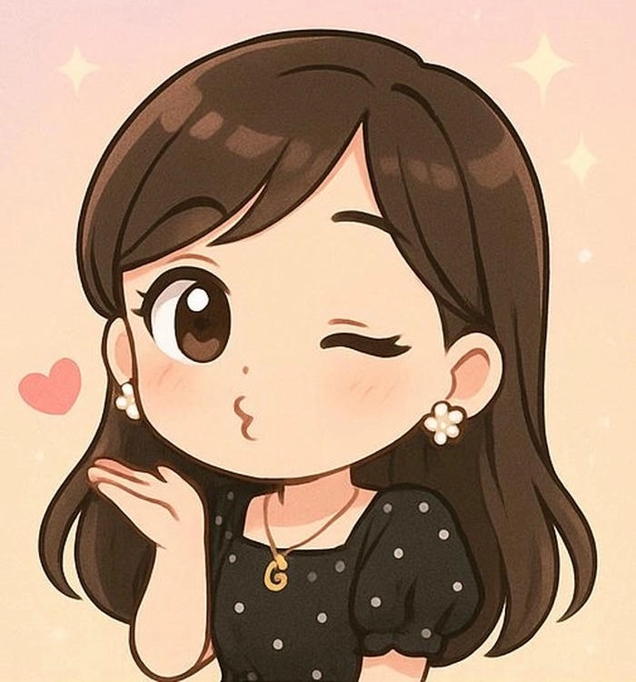Jisoo chibi với thần thái dịu dàng