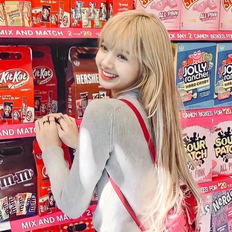 Ảnh Lisa cute với phong cách dễ thương, hình nền tuyệt vời