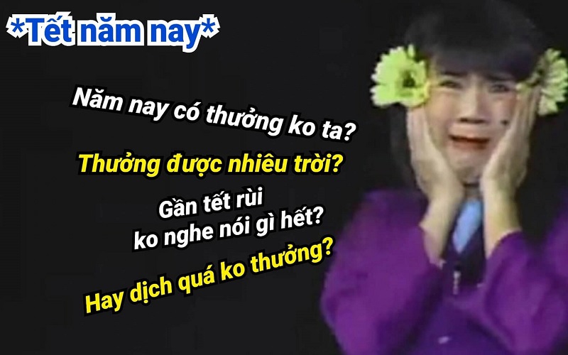 Ảnh chế Tết về lương tháng 13